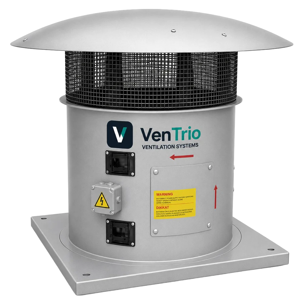 VenTrio Vertical-Discharge Axial Roof Fans